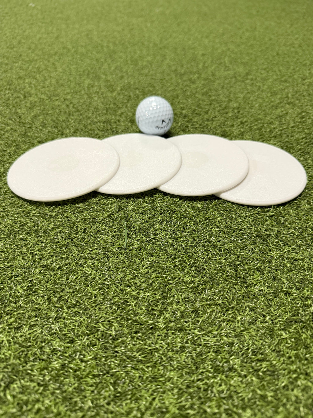 Magnetic Practice Discs Blank Qty-4