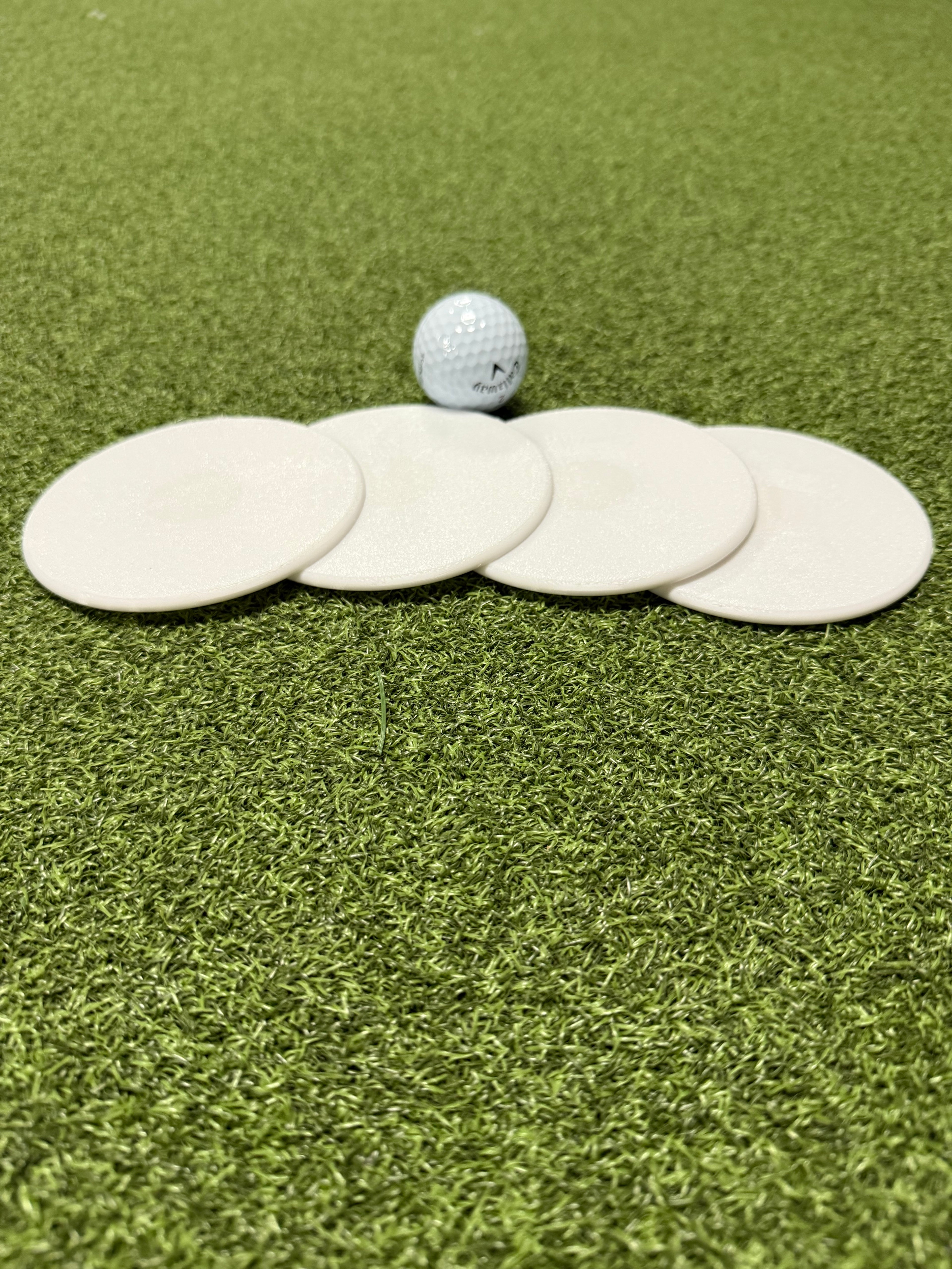 Magnetic Practice Discs Blank Qty-4